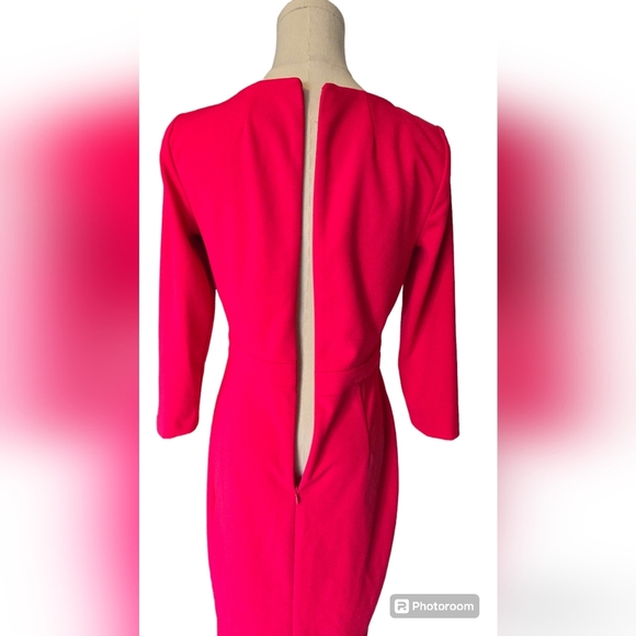 Calvin Klein Hot Pink Dress - size 4 - Picture 4 of 7